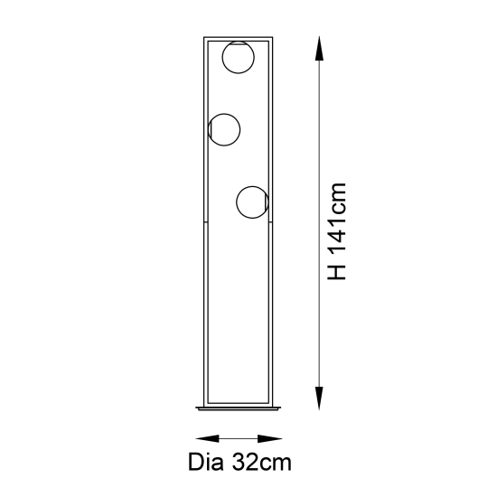 Lampa podłogowa Teo 92494 ENDON