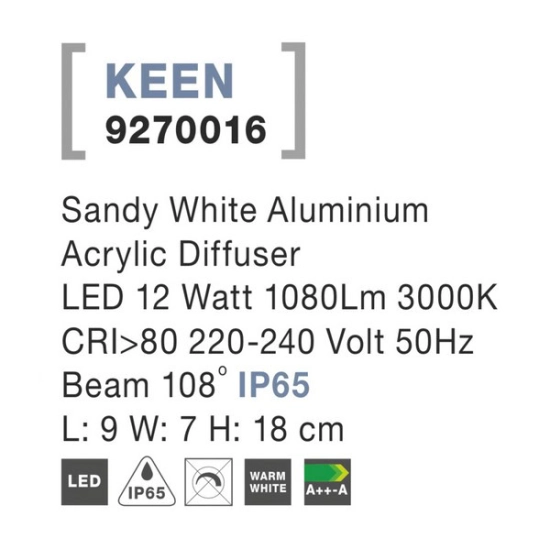 Kinkiet RIONEGRO LE71393 Luces Exclusivas - zdjęcie dodatkowe 2