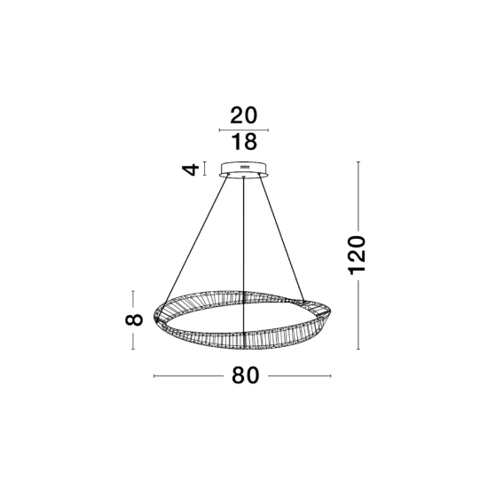 Lampa wisząca BAUTA LE42913 Luces Exclusivas - zdjęcie dodatkowe 3