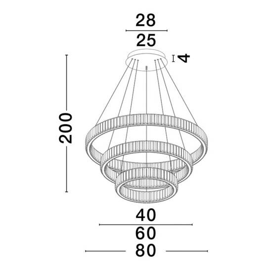 Lampa wisząca BAUTA LE42671 Luces Exclusivas - zdjęcie dodatkowe 5