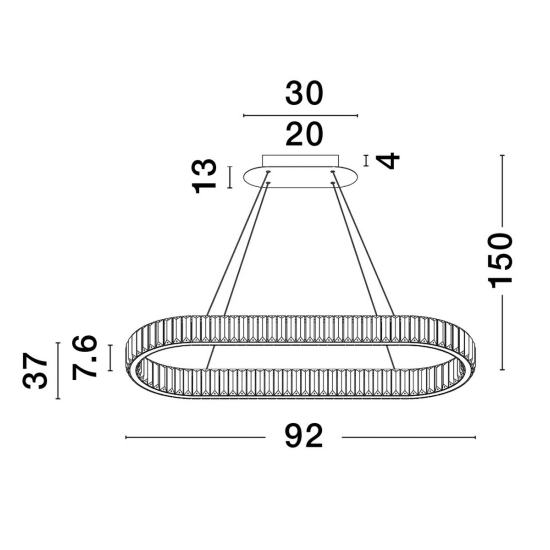 Lampa wisząca BAUTA LE42672 Luces Exclusivas - zdjęcie dodatkowe 7