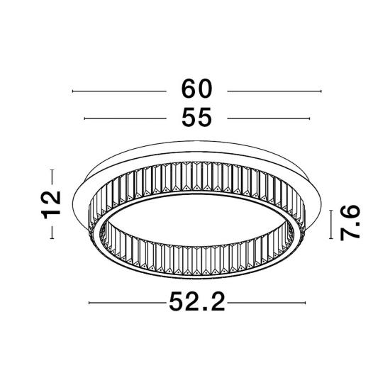 Plafon BAUTA LE42679 Luces Exclusivas - zdjęcie dodatkowe 3