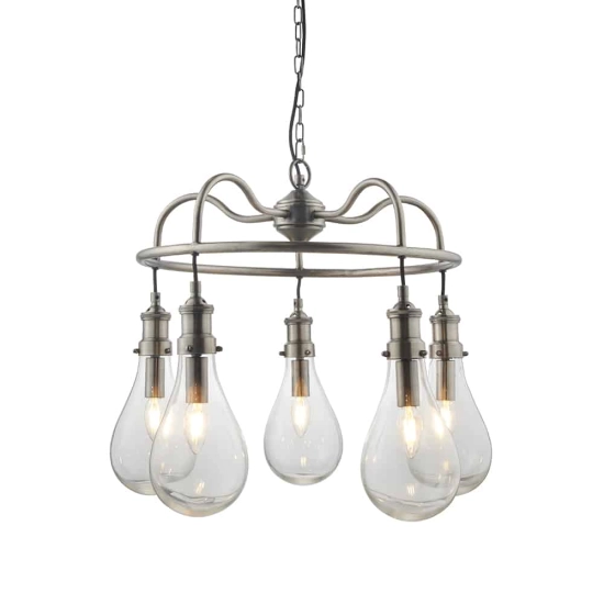 kinkiecik.pl Lampa wisząca HADASSA 5LT PENDANT 93433 ENDON