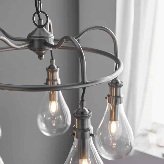 kinkiecik.pl Lampa wisząca HADASSA 5LT PENDANT 93433 ENDON