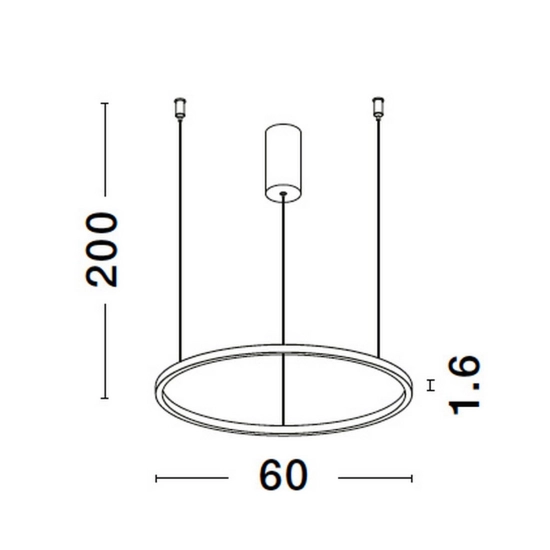 Lampa wisząca TOLUCA 60cm LE42783 Luces Exclusivas - zdjęcie dodatkowe 3
