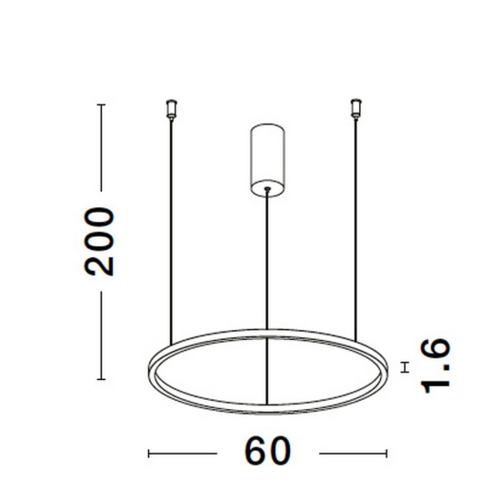 Lampa wisząca TOLUCA 60cm LE42780 Luces Exclusivas - zdjęcie dodatkowe 3