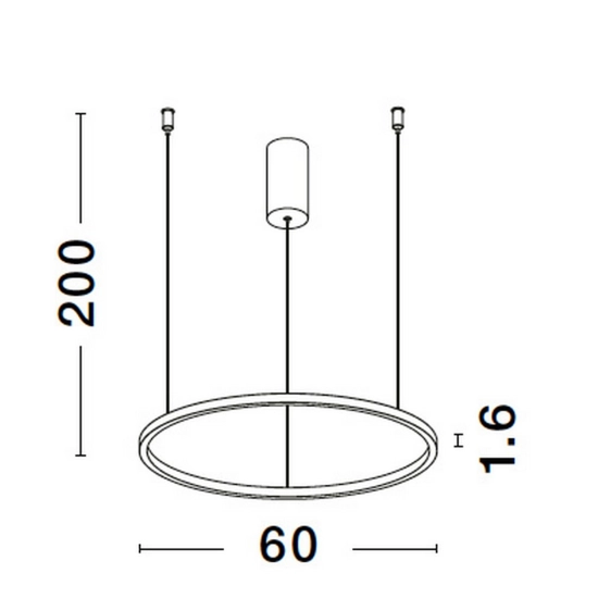 Lampa wisząca TOLUCA LE42777 60cm Luces Exclusivas - zdjęcie dodatkowe 3