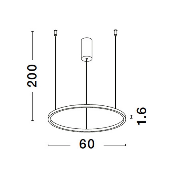 Lampa wisząca TOLUCA 60cm LE42786 Luces Exclusivas - zdjęcie dodatkowe 4