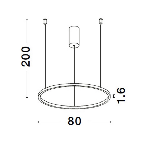 Lampa wisząca TOLUCA 80cm LE42787 Luces Exclusivas - zdjęcie dodatkowe 4