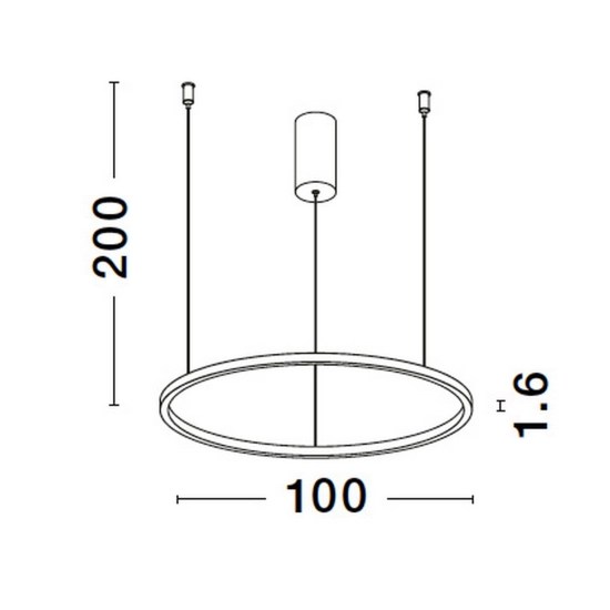 Lampa wisząca TOLUCA 100cm LE42785 Luces Exclusivas - zdjęcie dodatkowe 3