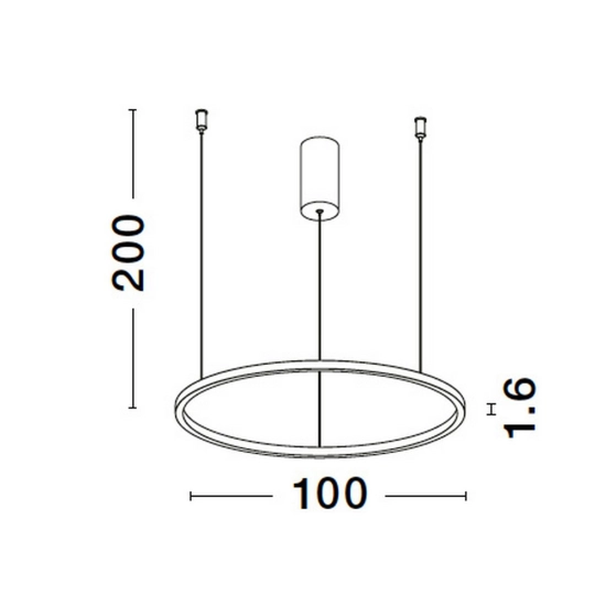 Lampa wisząca TOLUCA 100cm LE42779 Luces Exclusivas - zdjęcie dodatkowe 3