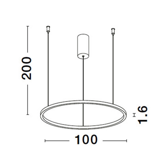 Lampa wisząca TOLUCA 100cm LE42788 Luces Exclusivas - zdjęcie dodatkowe 4