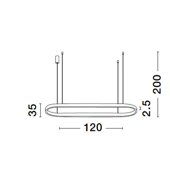 Lampa wisząca SILAO 120cm LE42798 Luces Exclusivas - zdjęcie dodatkowe 6