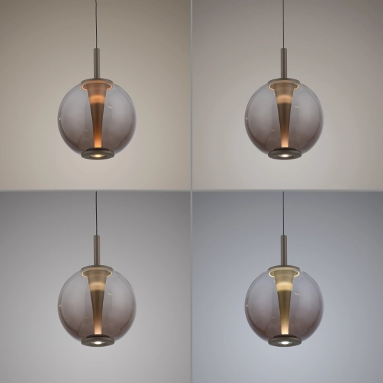 Lampa wisząca Pure Infinity Brązowa 2220-97 Paul Neuhaus - zdjęcie dodatkowe 5