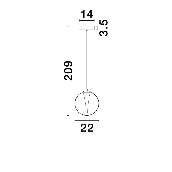 Lampa wisząca HUALMAY LE44832 Luces Exclusivas - zdjęcie dodatkowe 2