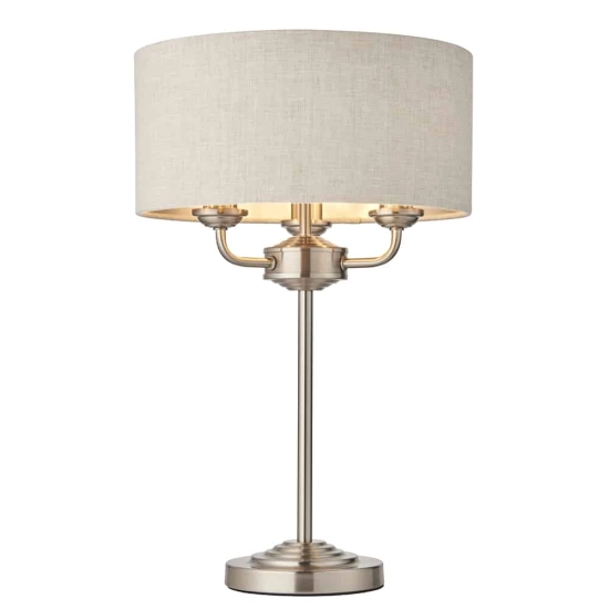 kinkiecik.pl Lampa stołowa HIGHCLERE 3LT TABLE 94369 ENDON
