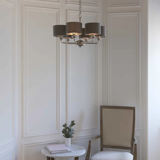 kinkiecik.pl Lampa wisząca HIGHCLERE 6LT PENDANT 94381 ENDON