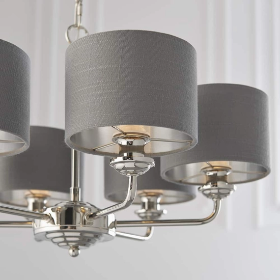 kinkiecik.pl Lampa wisząca HIGHCLERE 6LT PENDANT 94381 ENDON