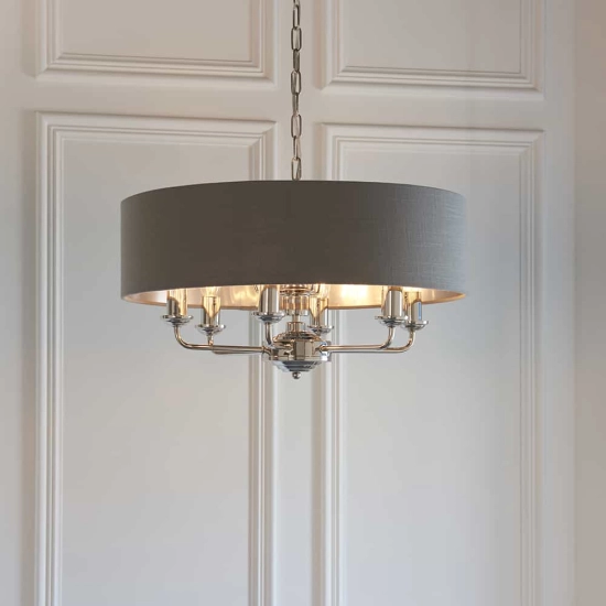 kinkiecik.pl Lampa wisząca HIGHCLERE 8LT PENDANT 94415 ENDON