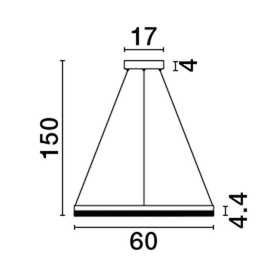 Lampa wisząca ACACIO LE43556 LUCES EXCLUSIVAS - zdjęcie dodatkowe 1