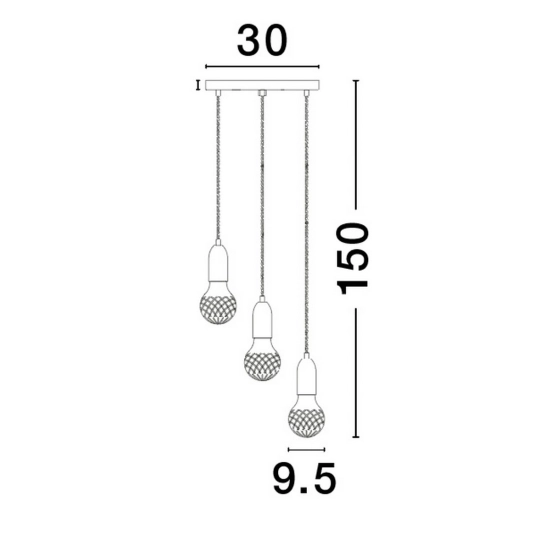 Lampa wisząca BANI LE42710 Luces Exclusivas - zdjęcie dodatkowe 8