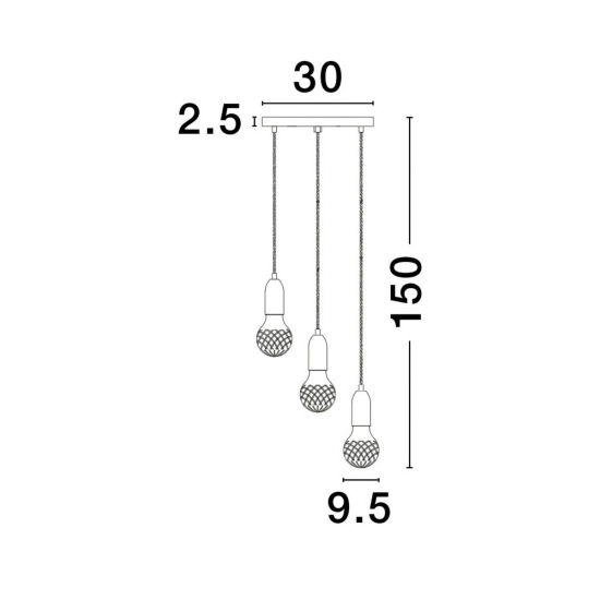 Lampa wisząca BANI LE42715 Luces Exclusivas - zdjęcie dodatkowe 6