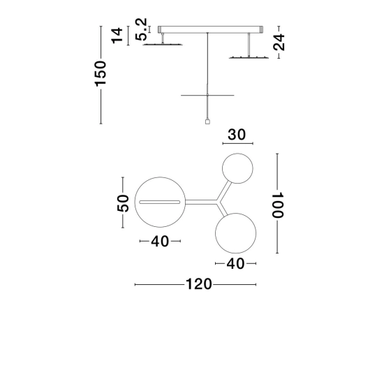 Lampa wisząca TIRAQUE LE44637 Luces Exclusivas - zdjęcie dodatkowe 2