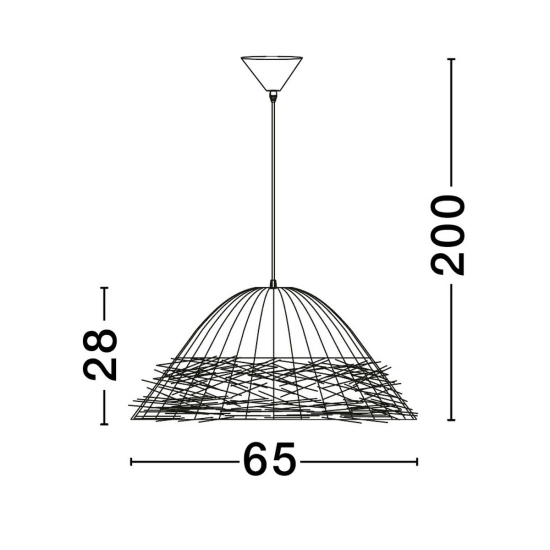 Lampa wisząca ALLENDE LE44491 Luces Exclusivas - zdjęcie dodatkowe 4