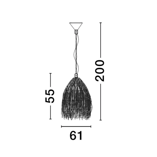 Lampa wisząca JACINTO LE44521 Luces Exclusivas - zdjęcie dodatkowe 2