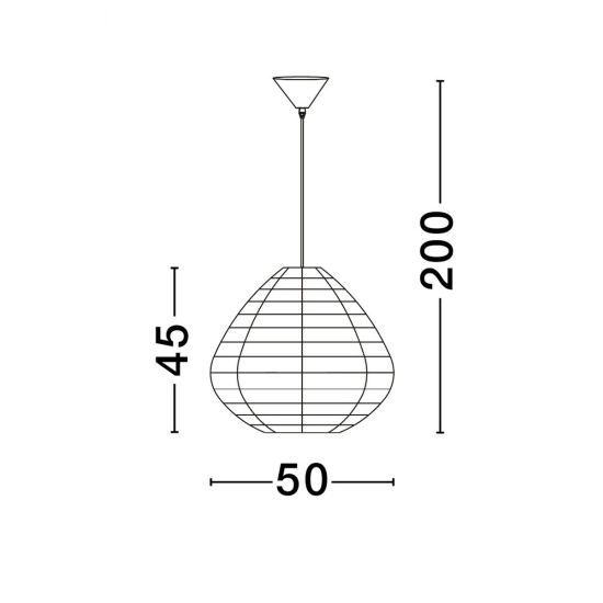 Lampa wisząca OVIEDO LE44359 Luces Exclusivas - zdjęcie dodatkowe 2