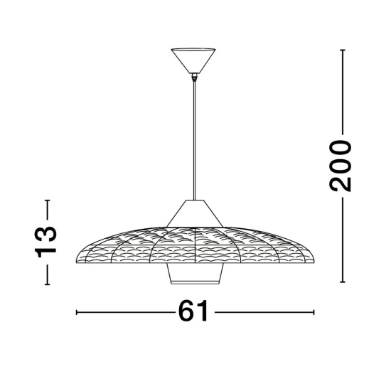 Lampa wisząca HUANUNI LE44574 Luces Exclusivas - zdjęcie dodatkowe 2