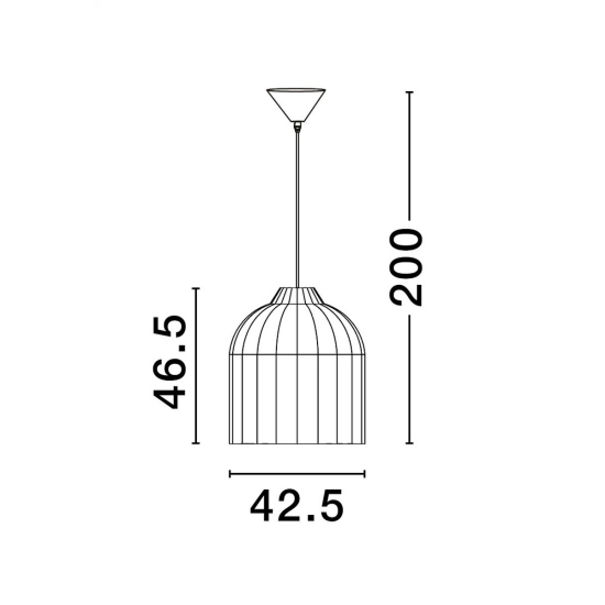 Lampa wisząca GUARDIA LE44577 Luces Exclusivas - zdjęcie dodatkowe 2