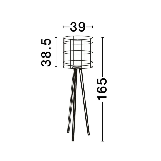 Lampa podłogowa TARMA LE44363 Luces Exclusivas - zdjęcie dodatkowe 2