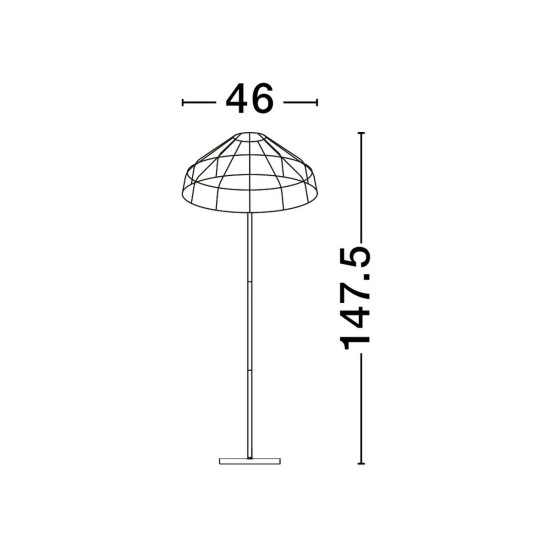 Lampa podłogowa BERMEJO LE44573 Luces Exclusivas - zdjęcie dodatkowe 5