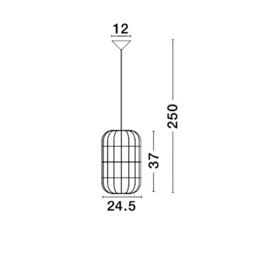 Lampa wisząca PALMAR LE42125 Luces Exclusivas - zdjęcie dodatkowe 3