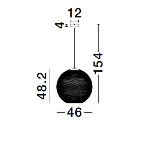 Lampa wisząca RITA LE44251 Luces Exclusivas - zdjęcie dodatkowe 3