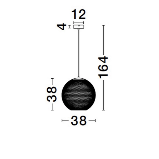 Lampa wisząca RITA LE44252 Luces Exclusivas - zdjęcie dodatkowe 2