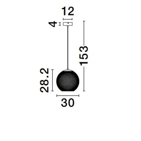 Lampa wisząca RITA LE44253 Luces Exclusivas - zdjęcie dodatkowe 2