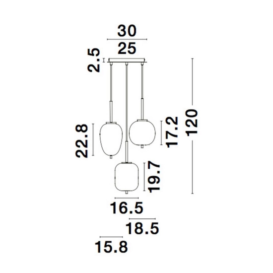 Lampa wisząca MARC LE42724 Luces Exclusivas - zdjęcie dodatkowe 7