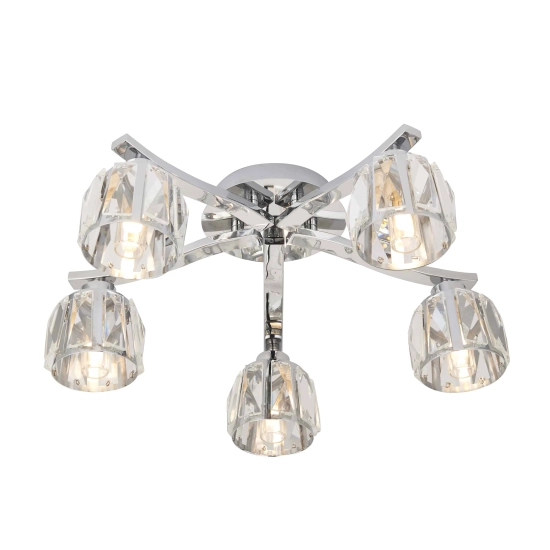 Plafon Ria 5lt semi flush 96454 ENDON