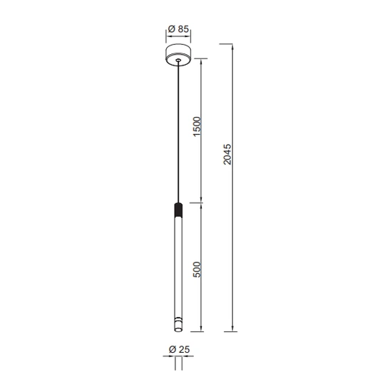 Lampa wisząca Mantra Moana 8973MA - zdjęcie dodatkowe 1