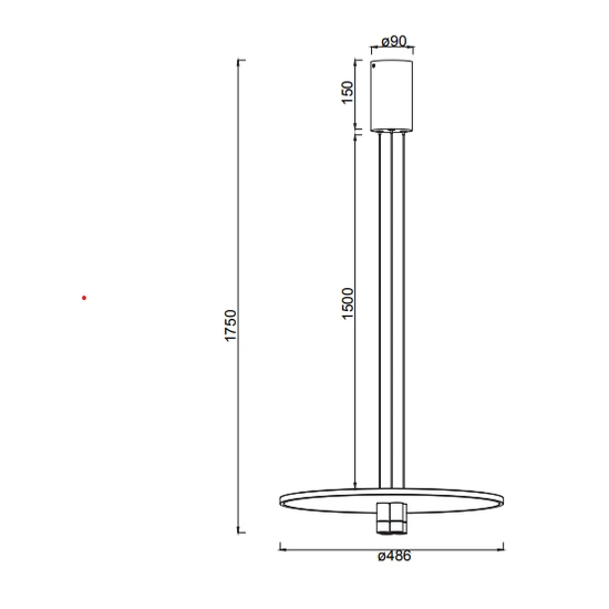 Lampa wisząca Mantra Nomada 8983MA - zdjęcie dodatkowe 1