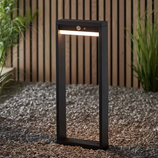 Kinkiecik.pl Lampa solarna stojąca DANNAH POST PHOTOCELL & PIR 96935 ENDON