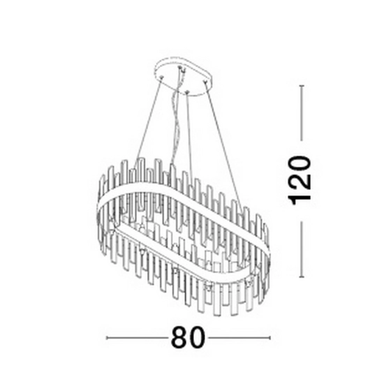 Lampa wisząca CHOLULA LE42909 Luces Exclusivas - zdjęcie dodatkowe 6