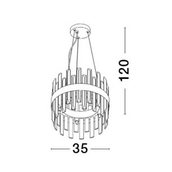 Lampa wisząca CHOLULA LE42907 Luces Exclusivas - zdjęcie dodatkowe 4