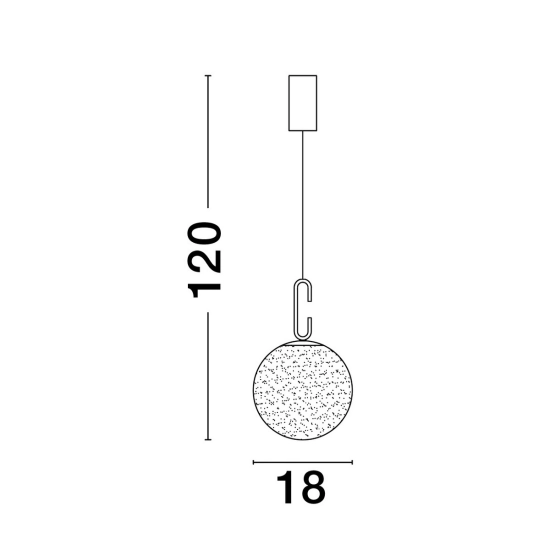 Lampa wisząca YARA LE42733 Luces Exclusivas - zdjęcie dodatkowe 4