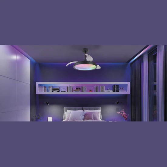 Wentylator sufitowy LED Mantra Siberia 8759MA - zdjęcie dodatkowe 1