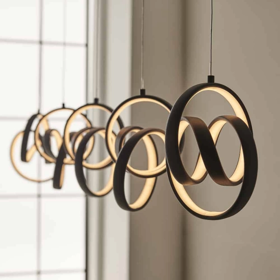 kinkiecik.pl Lampa wisząca COSMA 5LT LINEAR PENDANT 97624 ENDON