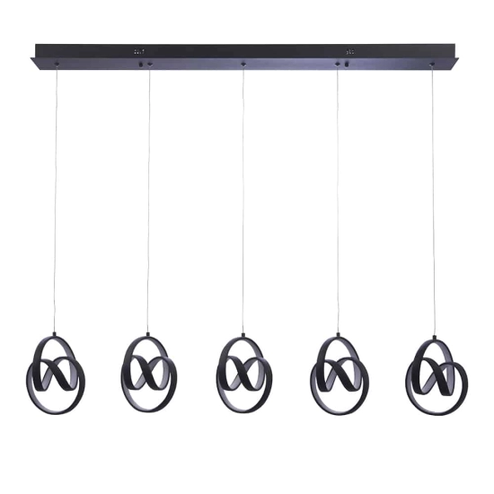 kinkiecik.pl Lampa wisząca COSMA 5LT LINEAR PENDANT 97624 ENDON