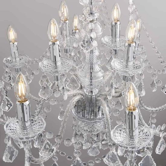 kinkiecik.pl Lampa wisząca Clarence 12LT Pendant 308-8+4CL ENDON
